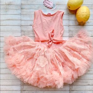 Popatu fluffy baby girl dress